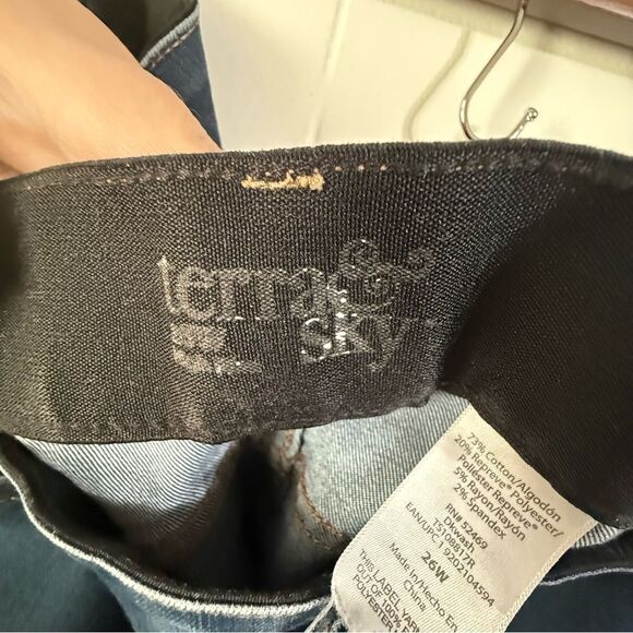 Terra & Sky Relaxed Blue Jeans with Classic Dark Wash - Picture 4 of 5